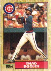1987 Topps Baseball Cards      058      Thad Bosley